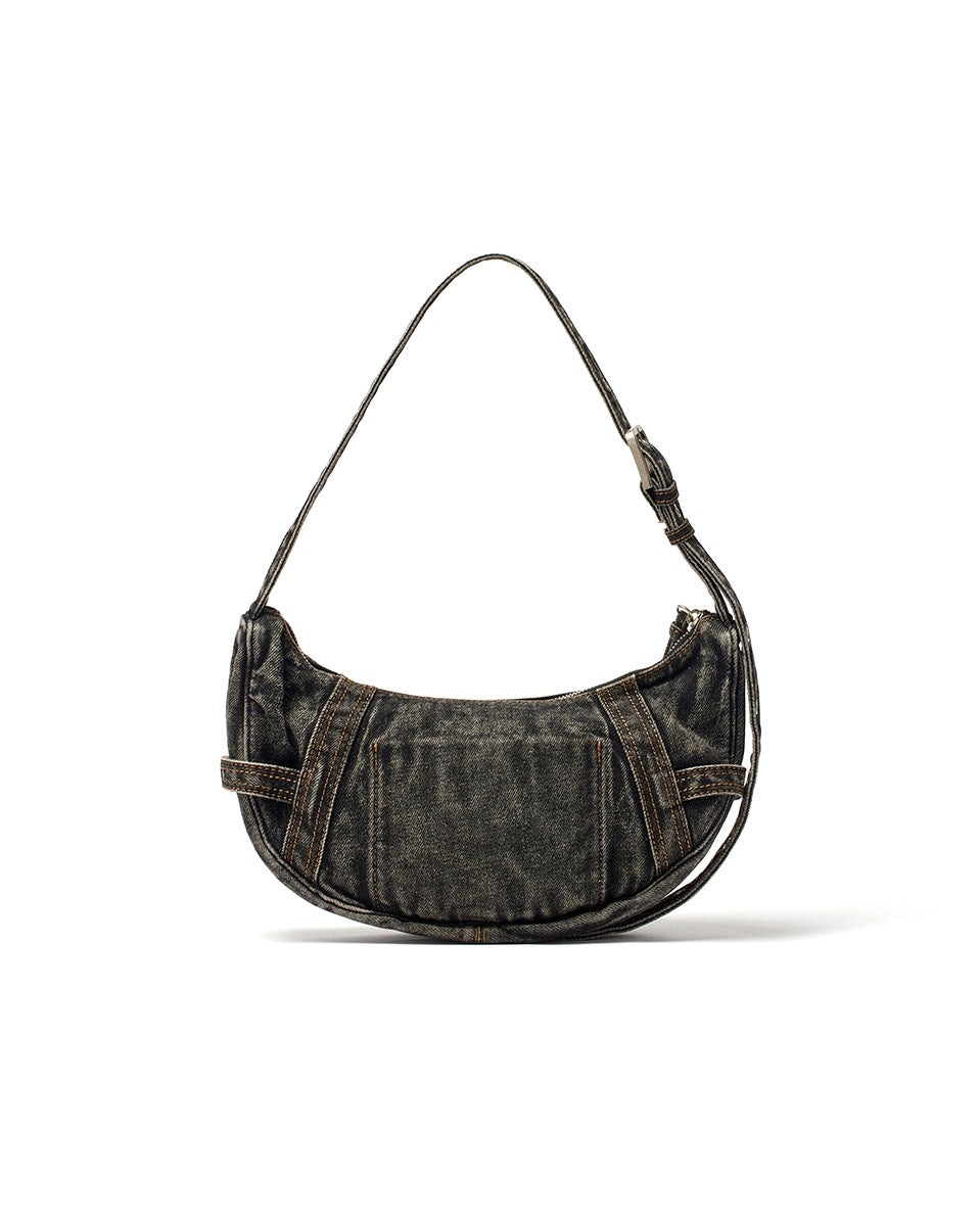 MATIN WASHED DENIM MINI HOBO BAG (預訂)