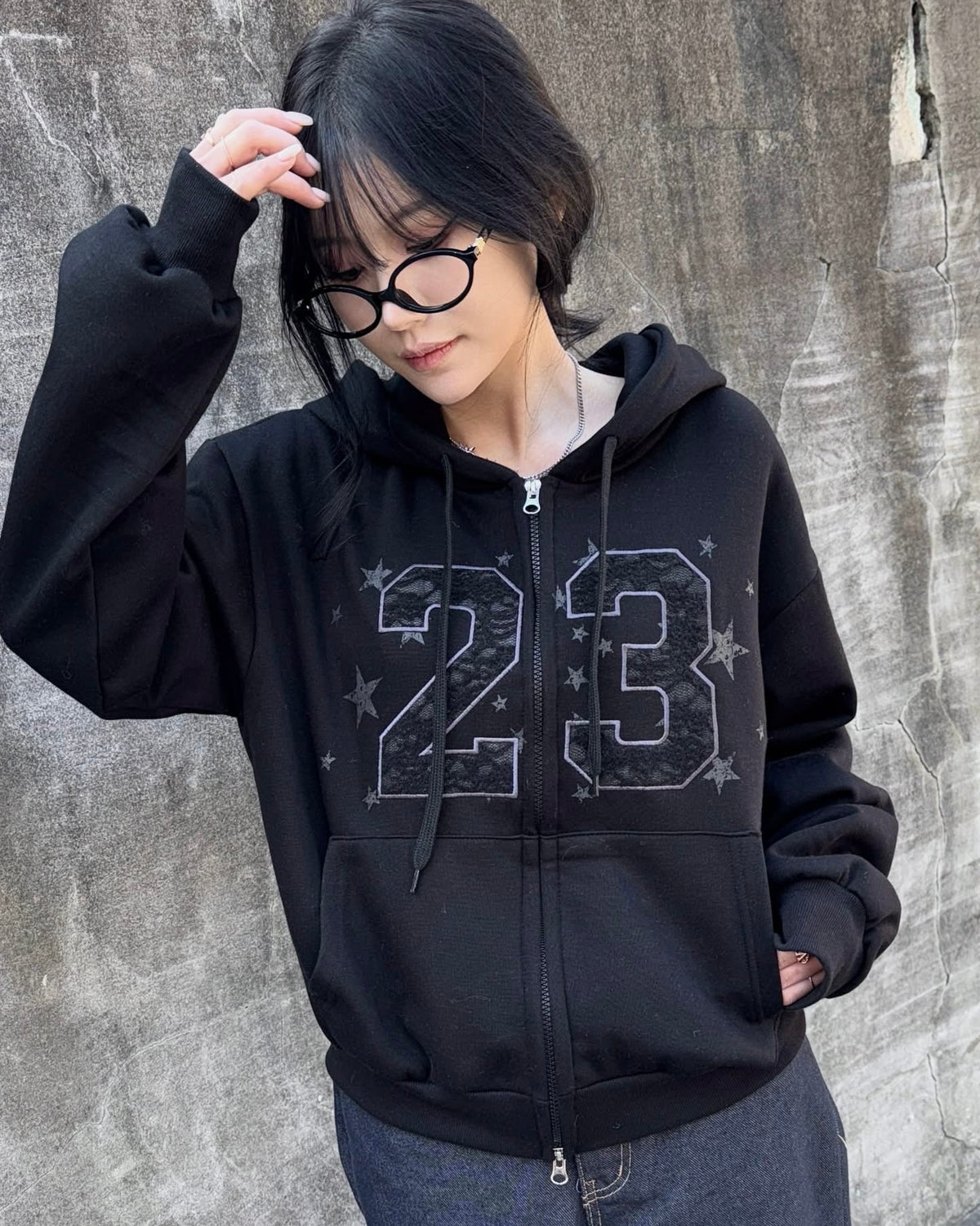 KR 蕾絲23號星星外套