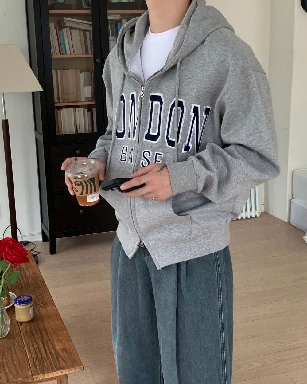KR 字母LONDON棉質外套
