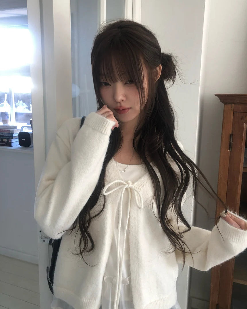 KR 荷葉邊背心開胸上衣套裝