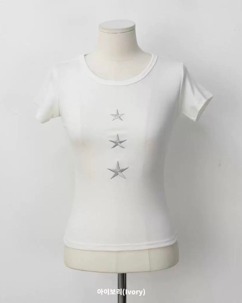 KR 三粒星星短袖上衣