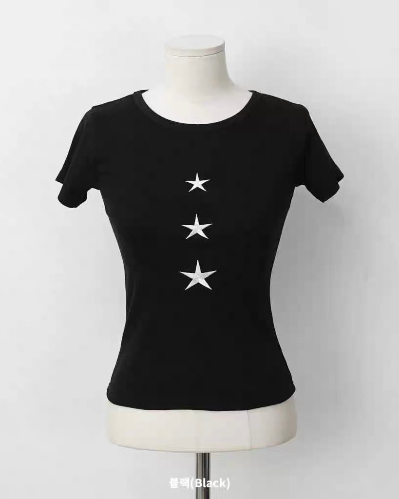 KR 三粒星星短袖上衣